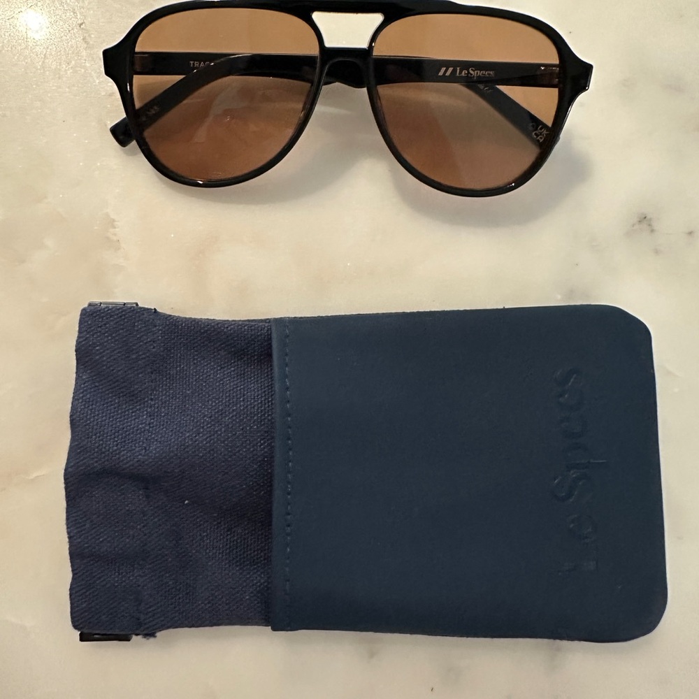 Le Specs Tragic Magic Aviator Sunglasses 56mm